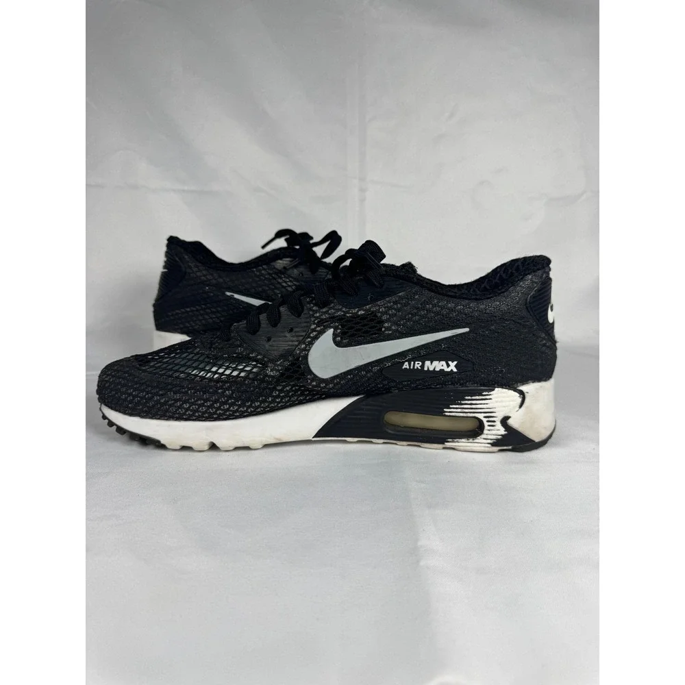 Nike Air Max 90 Ultra BR Plus 810170-002 Men 12 Sneaker Black Volt Running Shoes
